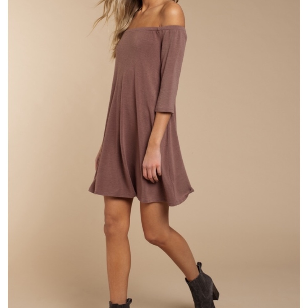 Tobi Purple Shift Dress